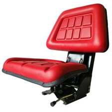 Siège adaptable tracteur rouge