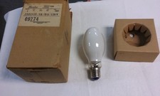 vintage Norelco Mercury Vapor Lamp 09274 Deluxe White 250 Watts Bulb ED28 w Box