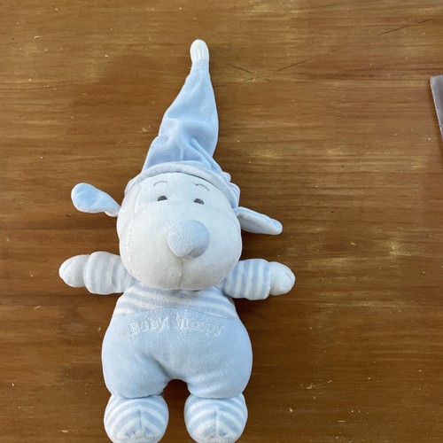 Doudou peluche chien blanc - peluche,