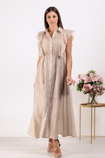 Robe volante femme longue robe