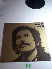 DISQUE VINYLE JEAN FERRAT CHANTE ARAGON  33 TOURS / en bon état