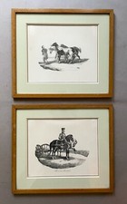 Chevaux, Deux Lithographies