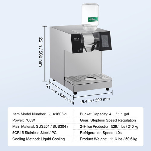 Machine râper glace - machine, À