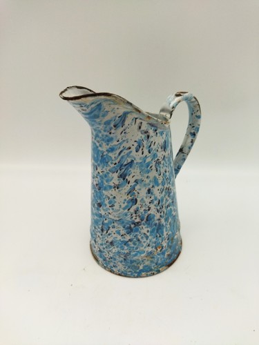 Broc émaillé ancien pot - Émaillé,