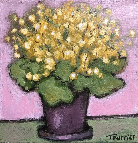 Tableau plante fleurie dans - tableau,