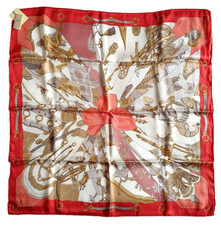 HERMES Scarf Carre 70 silk SOLEIL DE SOIE made in France 718
