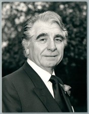 1984 Geraint Evans Baritone Singer Opera Photo Vintage Original Welsh Baritone