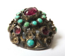 Austro-Hungarian Solid Silver 19th Century Silver Clasp Necklace Bracelet Clasp 