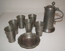 Service en étain Les Potstainiers Hutois – complet et artisanal