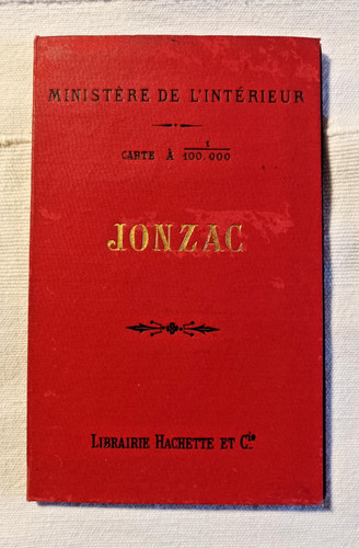 Carte ancienne jonzac - carte,