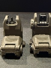 MBUS Rear & Front Back Up Set Folding Flip Up MBUS US STOCK