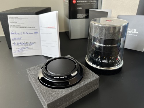Leica noctilux 1 2 - 50, asph