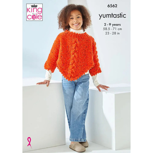 King cole patron fille poncho - patron,