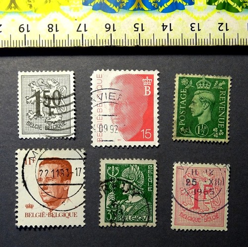 Lot 6 timbres - ),