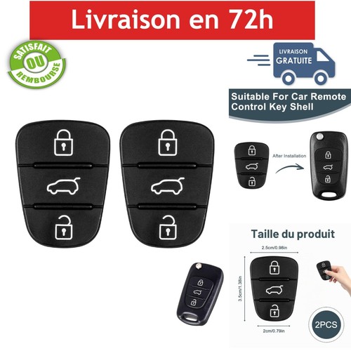 Coque clé voiture boutons - coque,