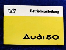 Audi 50 operating instructions manual 1.1976