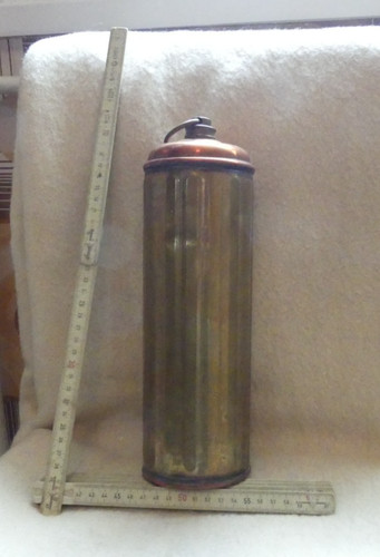 Bouillotte ancienne cuivre - bouillotte,