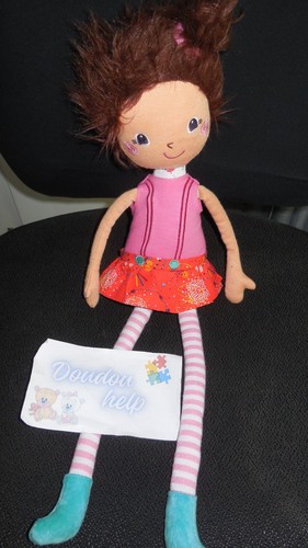 Doudou peluche poupée - peluche,