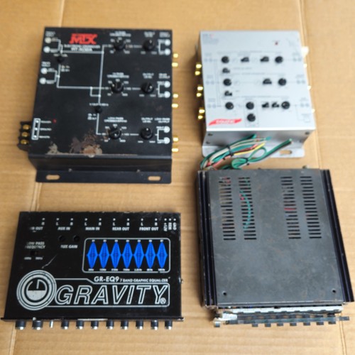 Vintage car audio lot - (4),