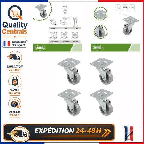 Roulettes meuble amig - 4, 2500