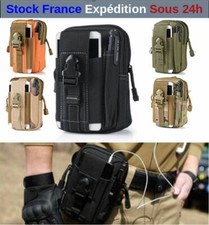 Sacoche de Ceinture Style Militaire Randonnée Scout Trekking Camping Smartphone
