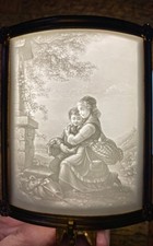 Rareté LITHOPHANIE porcelaine