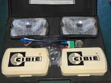 Coffret Renault Paire Phare Blanc Cibié Avec Cache Protection Iode 35 E2