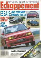 ECHAPPEMENT N°251 BMW V12 HARTGE / GOLF RALLYE / MVS TRANSCUP / PORSCHE 944 S2