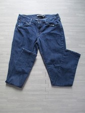 Levis Demi Curve Jeans Womens Size UK 10 Blue Straight Skinny Modern Rise Zip Up