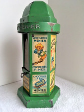 COLONNE MORRIS  VERTE CHOCOLAT