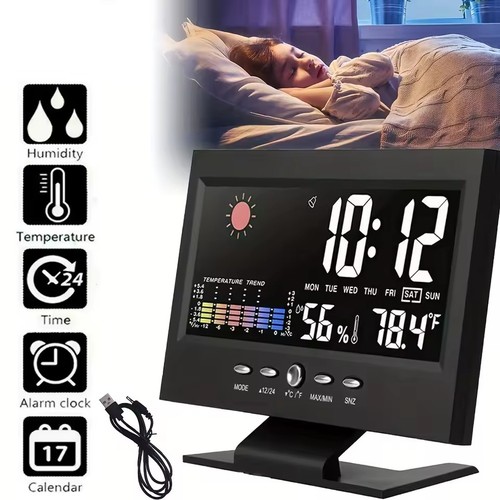 Réveil numérique led - à, led|