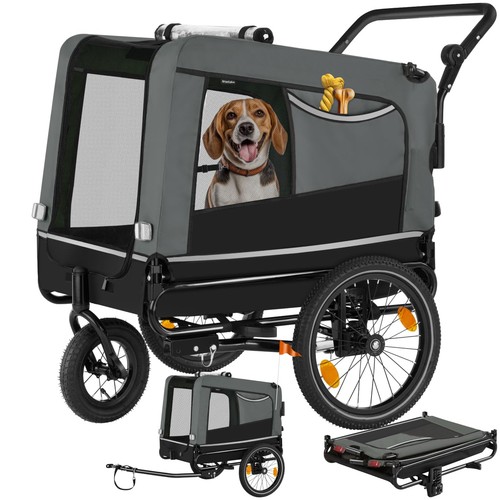 Tectake remorque velo chien - tectake®,