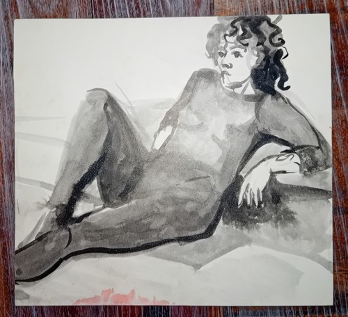 Aquarelle fagard 19x21 - aquarelle,