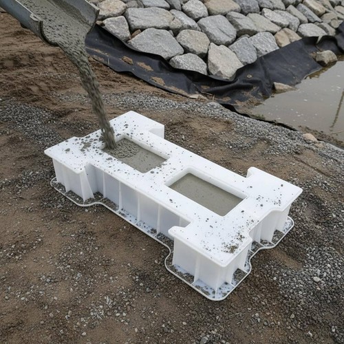 Moule protection talus - moule, de