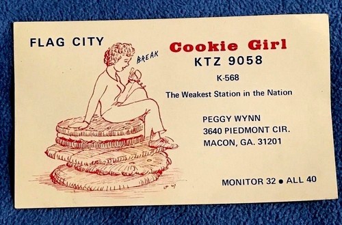 Vintage radio cookie girl - "cookie, girl"