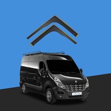 Renault Master MK3 & MK4 2010-2022 2 Door Van Wind Deflectors 2pc Tinted