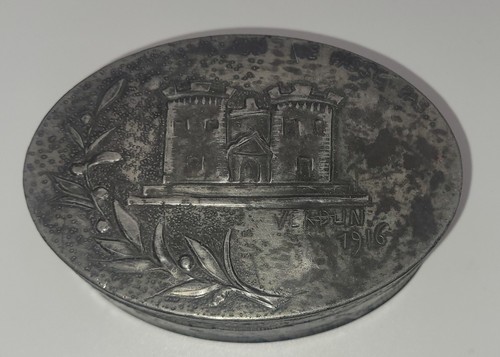Boîte verdun 1916 métal - boîte,