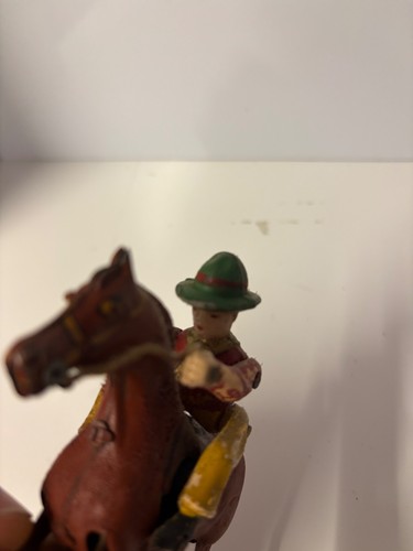 Jouet ancien mécanique cheval