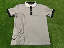 Pagani Huayra 2011 Launch Polo Shirt - Gray - 2-SIDED Italy - Size 2XL (fits L)