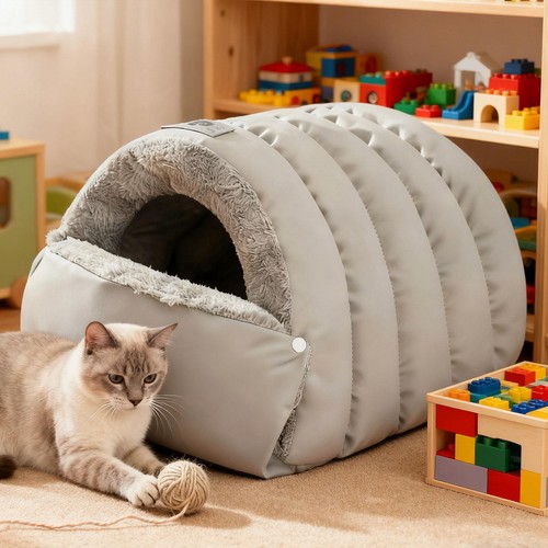 Panier pour chat confortable