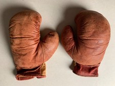 ANCIENNE PAIRE GANTS DE BOXE