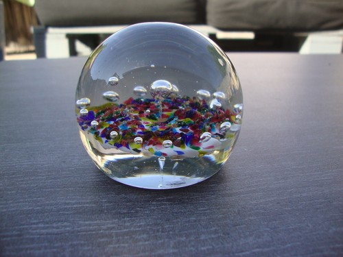 Boule sulfure presse papier - ,