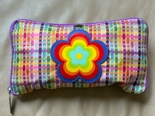 RARE Vintage Oilily Foldable Rainbow Tote Bag
