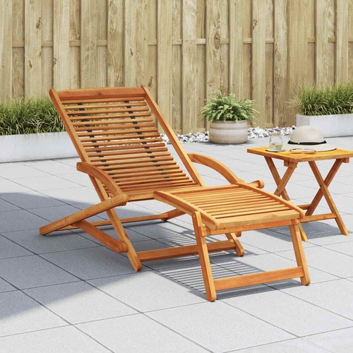 Chaise avec repose pieds - chaise, repose-pieds