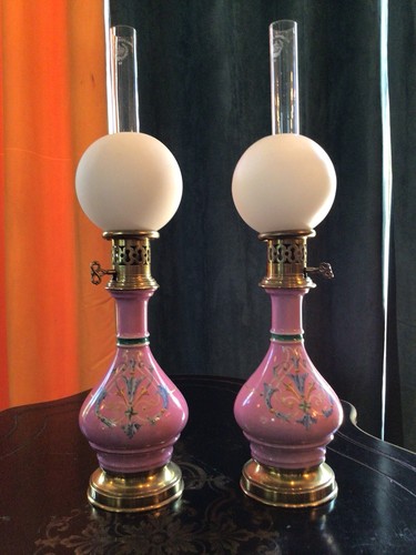 Paire lampe pétrole - lampe,