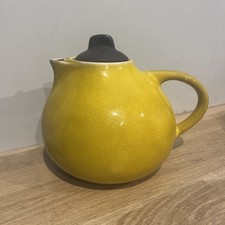 Théière En Céramique Couleur Jaune Citron Modèle Tourron Jars Made In France