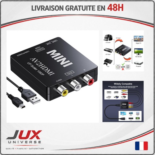 Convertisseur rca vers hdmi - rca,