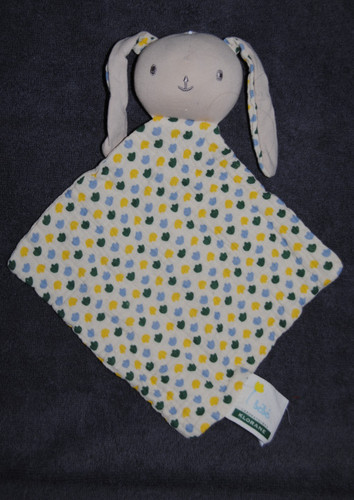 Doudou plat lapin - plat, lange