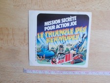 Autocollant MISSION SECRÈTE POUR ACTION JOE - LE TRIANGLE DES BERMUDES