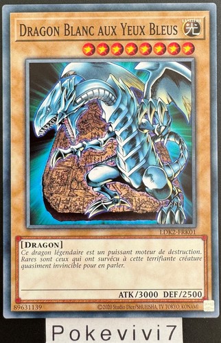 Carte dragon blanc - yu-gi-oh!,